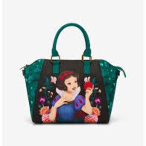 NIP Loungefly Disney Snow White And The Seven Dwarfs Floral Satchel Bag